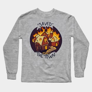 RPG Burned Down The Town - "Saved" Long Sleeve T-Shirt